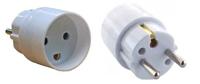MicroConnect Netstekker-converter, DK naar - Schuko FM 230V 16A