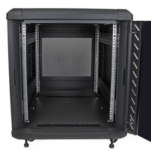 StarTech.com 12U 74 cm diep demonteerbaar serverrack serverkast met wielen