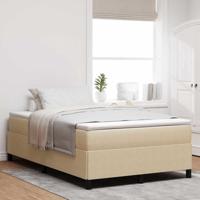 vidaXL Bedframe Lichtgroen Grijs 120x190 cm Corduroy Stof