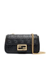 FENDI sac porté épaule Baguette Chain médium - Noir