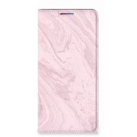 Motorola Moto G60s Standcase Marble Pink - Origineel Cadeau Vriendin - thumbnail