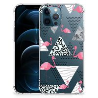 iPhone 12 | 12 Pro Case Anti-shock Flamingo Triangle