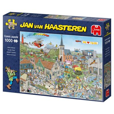 Jumbo legpuzzel Jan van Haasteren Rondje Texel 1000 stukjes Jumbo legpuzzel Jan van Haasteren Rondje Texel 1000 stukjes