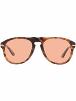 Persol x JW Anderson lunettes de soleil à monture aviateur - Rose - thumbnail