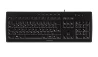 CHERRY Stream 3.0 Toetsenbord QWERTY, Engels Zwart Ergonomisch, Spatwaterdicht