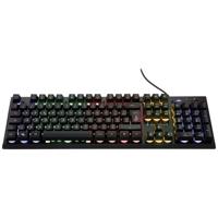 Surefire Gaming KingPin X2 Gaming-toetsenbord Kabelgebonden, USB AZERTY, Frans Zwart Verlicht, Multimediatoetsen - thumbnail