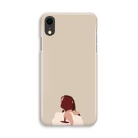 I drink wine: iPhone XR Volledig Geprint Hoesje - thumbnail