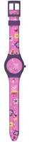 Nickelodeon horloge in blik Peppa Pig meisjes 23 cm roze/paars