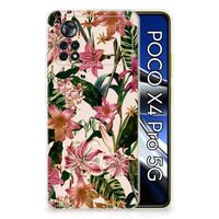 Xiaomi Poco X4 Pro 5G TPU Case Flowers