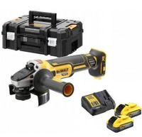 DeWalt DCG405H2T-QW | 18V XR Brushless Haakse slijper | 125mm | met 2x 5.0Ah POWERSTACK accu | in TSTAK koffer DCG405H2T-QW