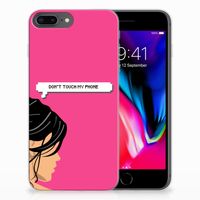 Apple iPhone 7 Plus | 8 Plus Silicone-hoesje Woman Don't Touch My Phone