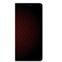 OPPO X6 Pro Hoesje met Magneet Geruit Rood - thumbnail