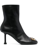 Balenciaga bottines Groupie Bootie 80 mm en cuir - Noir