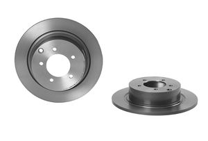 Remschijf COATED DISC LINE BREMBO, Remschijftype: Massief, u.a. für Mitsubishi, Dodge, Chrysler, Jeep, Peugeot, Citroën, Lancia