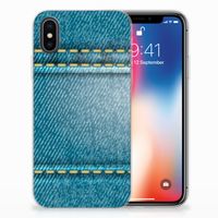 Apple iPhone X | Xs Silicone Back Cover Jeans - thumbnail