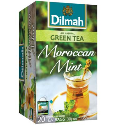Dilmah Dilmah All Natural Green Tea Moroccan Mint (20st) Dilmah Dilmah All Natural Green Tea Moroccan Mint (20st)