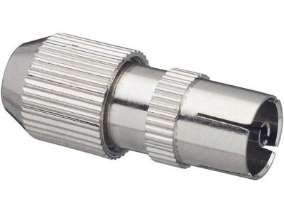 Renkforce Coax-koppeling metaal Kabeldiameter: 7 mm