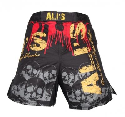 Ali’s Fightgear fightshort MMA unisex zwart