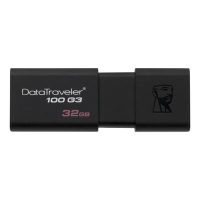 Kingston Technology DataTraveler 100 G3 USB flash drive 32 GB USB Type-A 3.2 Gen 1 (3.1 Gen 1) Zwart