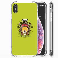 Apple iPhone Xs Max Stevig Bumper Hoesje Doggy Biscuit - thumbnail