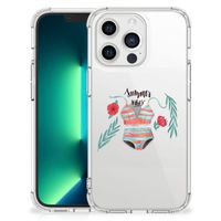 iPhone 13 Pro Max Stevig Bumper Hoesje Boho Summer - thumbnail