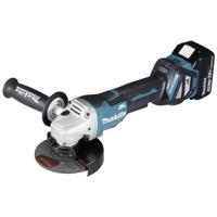 Makita DGA515RTJ DGA515RTJ Haakse accuslijper 125 mm Incl. 2 accus, Incl. lader 18 V 5 Ah - thumbnail