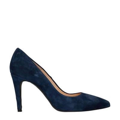 Sacha suède pumps donkerblauw