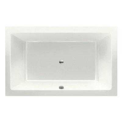 Ligbad Inbouw Xenz Society Rechthoek 1-2 Persoons Duobad 120x190x50cm Acryl Edelweiss Mat met Poten