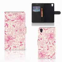 Sony Xperia L1 Hoesje Pink Flowers