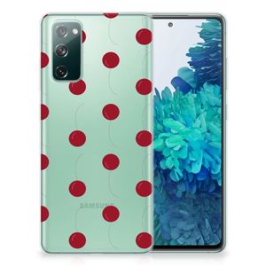 Samsung Galaxy S20 FE Siliconen Case Cherries