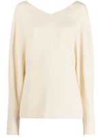 Stella McCartney blouse à col v - Tons neutres