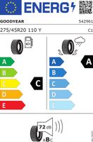 Good year F1 asym 3 suv fp xl 275/45 R20 110Y GY2754520YASY3SUVFXL