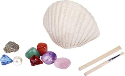 Moses opgravingsset schelp met 3 schatten Moses opgravingsset schelp met 3 schatten