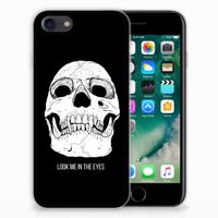 Silicone Back Case iPhone SE 2022 | SE 2020 | 8 | 7 Skull Eyes - thumbnail