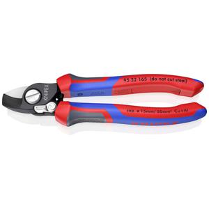 Knipex KNIPEX 95 22 165 Kabelschaar Geschikt voor (striptechniek) Aluminium- en koperkabel, een- en meerdraads 15 mm 50 mm² 0