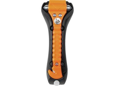 LifeHammer LHCG0001 10661 SAFETY HAMMER CLASSIC GLOW-O Noodhamer Incl. houder, Riemsnijder, Glasbreker (l x b x h) 193 x 74 x 37 mm LifeHammer LHCG0001 10661 SAFETY HAMMER CLASSIC GLOW-O Noodhamer Incl. houder, Riemsnijder, Glasbreker (l x b x h) 193 x 74 x 37 mm