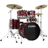 Tama RM50YH6-RDS Rhythm Mate Red Stream 5d. drumstel incl. Meinl bekkenset