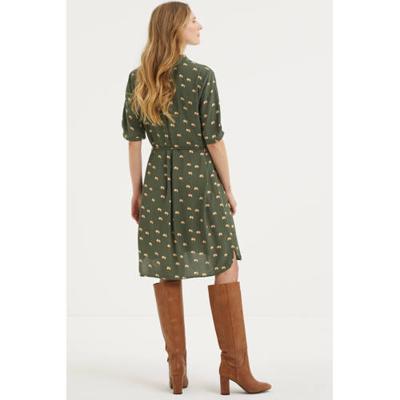 Inwear gestreepte jurk Viksa groen