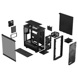 Fractal Design Meshify 2 Compact Lite PC-behuizing Zwart