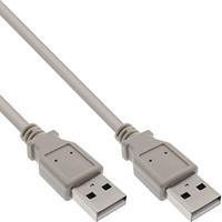 Intos USB 2.0-kabel USB-aansluitkabel A/S-A/S 2.0m grijs