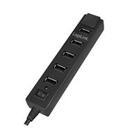 LogiLink UA0124 - USB 2.0 hub, 7-poorts met aan/uit-schakelaar