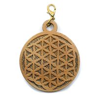 Hanger Flower of Life Hout - thumbnail