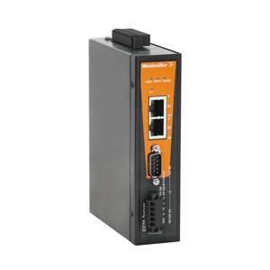 Weidmüller IE-CST-2TX-1RS232/485 seriële converter/repeater/isolator RJ-45 RS-232/422/485 Zwart, Oranje