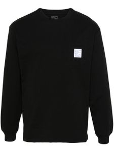 RASSVET t-shirt en coton à patch logo - Noir