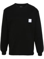 RASSVET t-shirt en coton à patch logo - Noir