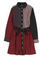 Ralph Lauren Kids robe-chemise en coton à carreaux - Rouge - thumbnail