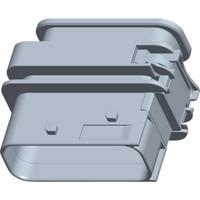 TE Connectivity 1-1564412-1 Female behuizing (board) HDSCS, MCP Totaal aantal polen: 18 1 stuk(s)