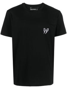 Neil Barrett Double Thunderbolt cotton T-shirt - Noir