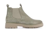 VIA VAI Dames Enkellaarsjes in Suede (Groen)