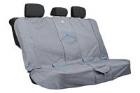 Kurgo Heather Bench Seat Cover, Dog Car Seat Protector, Waterdicht & Stainbestendig, Secure Fit, Charcoal Grey